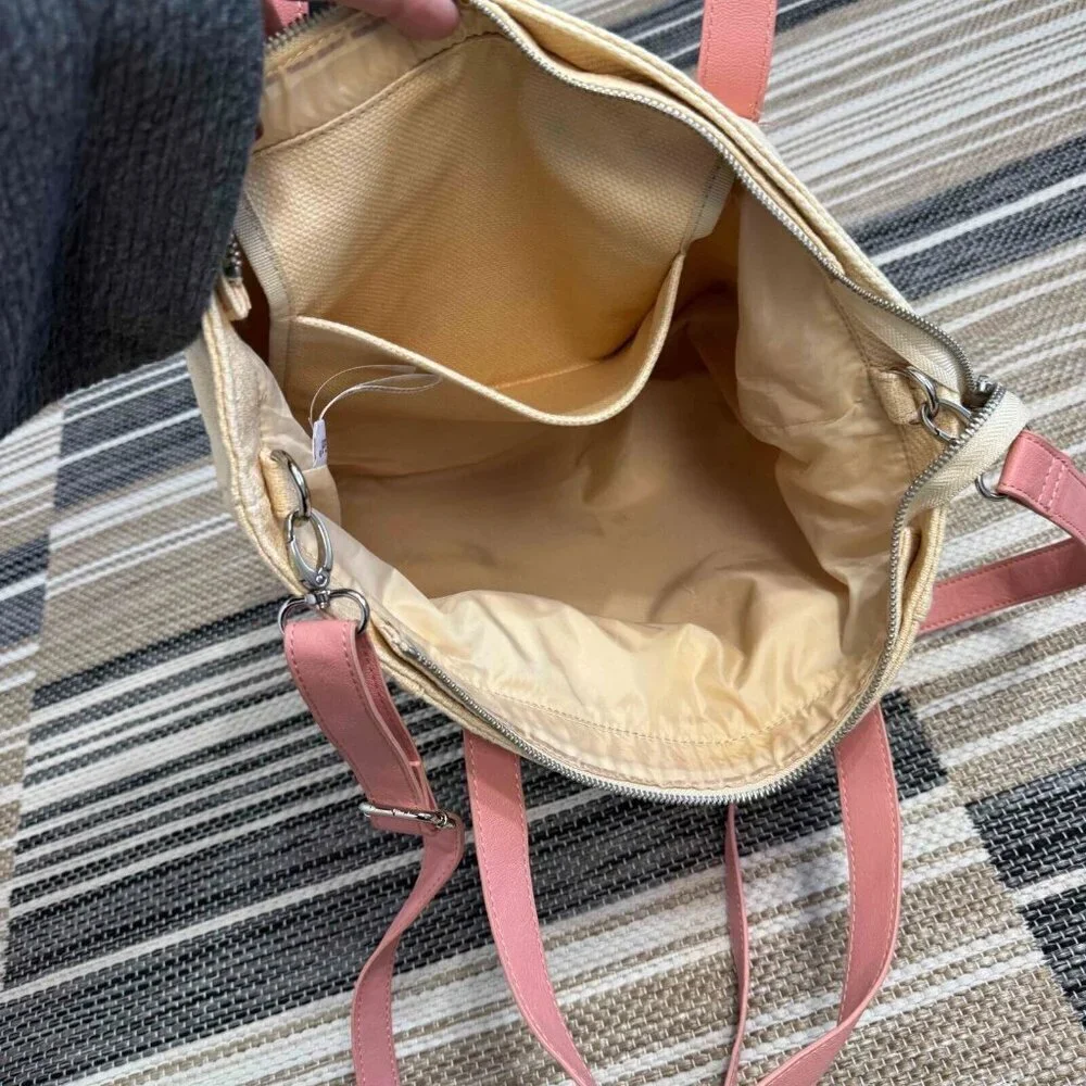 American Girl Blaire Home Grown Floral Crossbody Tote Cream One Size
